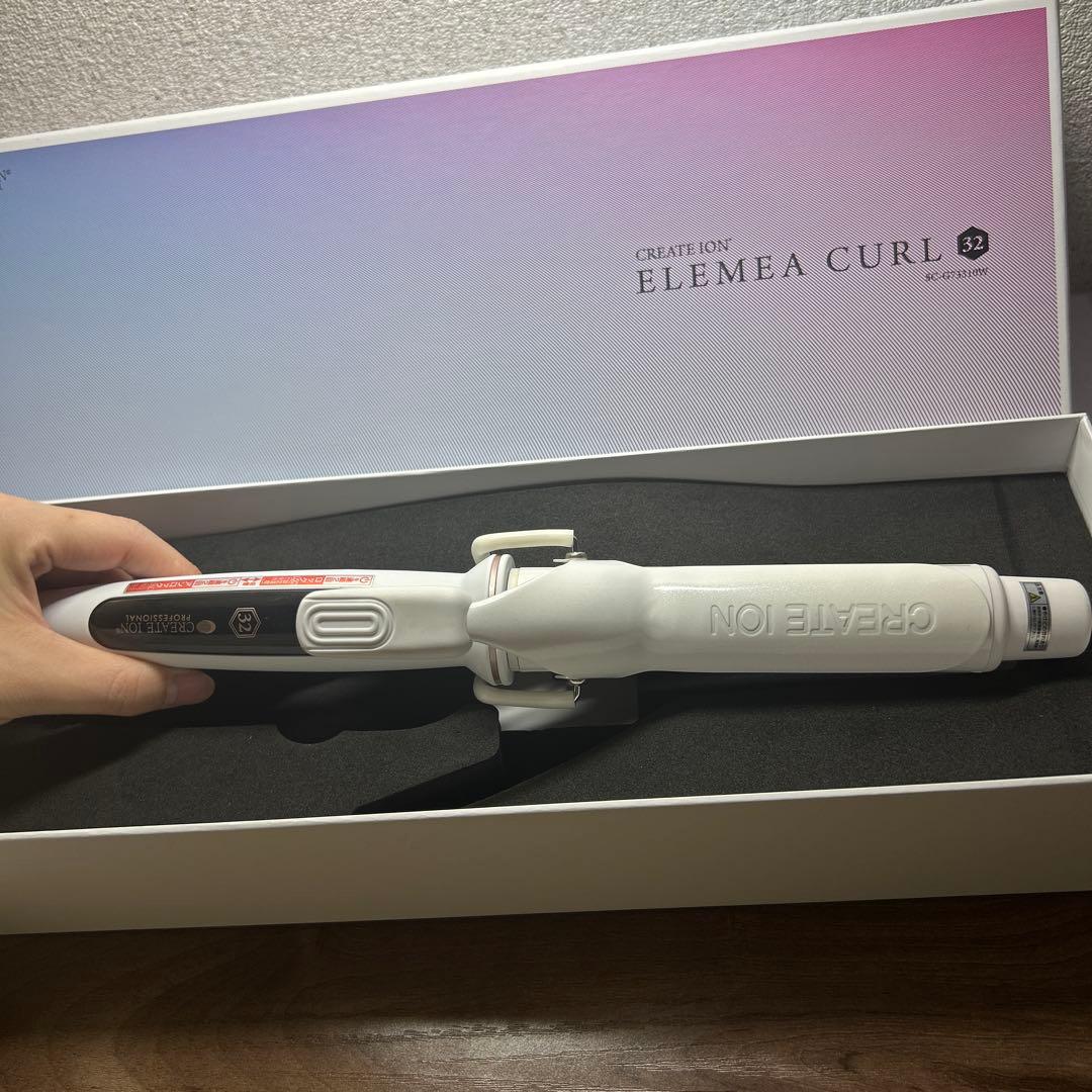 【中古美品〜CREATE ION ヘアアイロン 32mm】