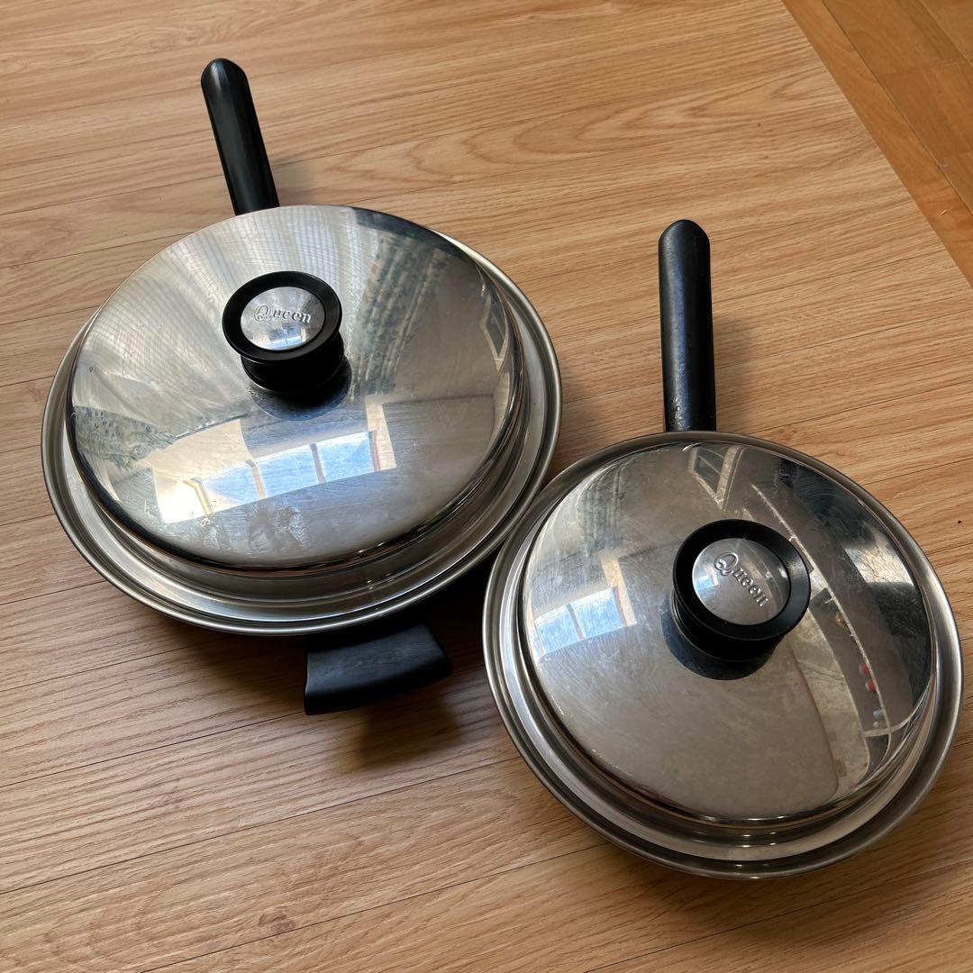 Amway Queen アムウェイ クイーン 大、中2個フライパン