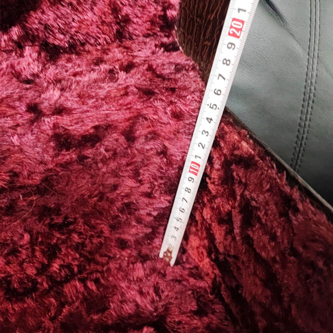 アコーディオンケース　ブラウン クロコダイルパターン 　イタリア製