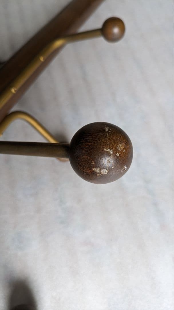 カリモク　コートハンガー　ポールハンガー　帽子ラックツリー