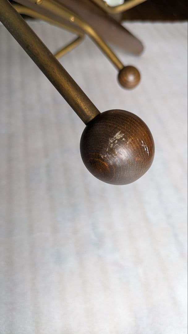 カリモク　コートハンガー　ポールハンガー　帽子ラックツリー