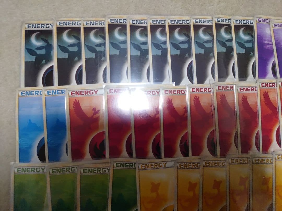 ポケモンカード　シルエット　エネルギー　ブラッキー　エーフィ　ルギア　ホウオウ