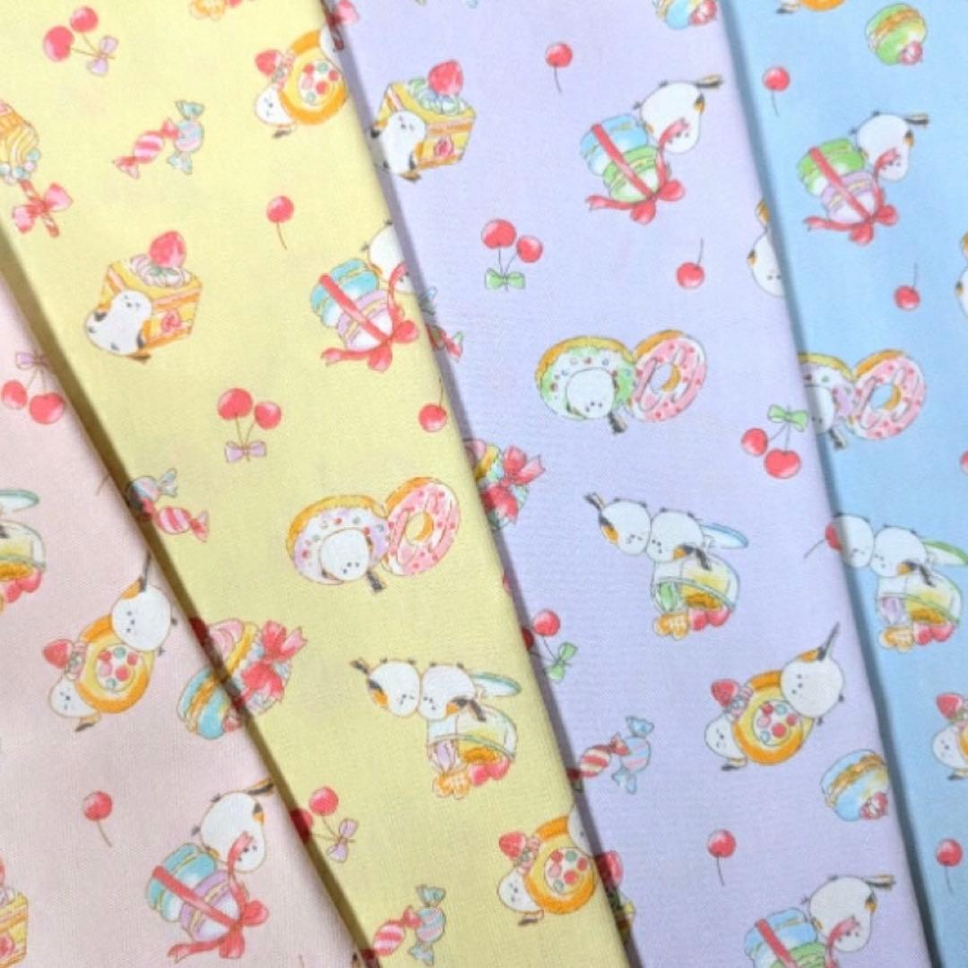 ランチョンマット&巾着袋&和太鼓バチ袋等 　【シマエナガ⭐︎スウィーツ】オーダー