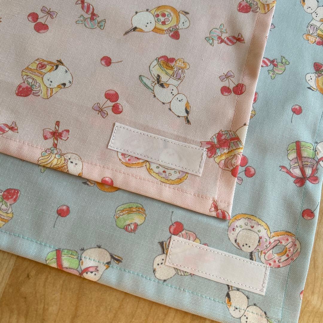 ランチョンマット&巾着袋&和太鼓バチ袋等 　【シマエナガ⭐︎スウィーツ】オーダー