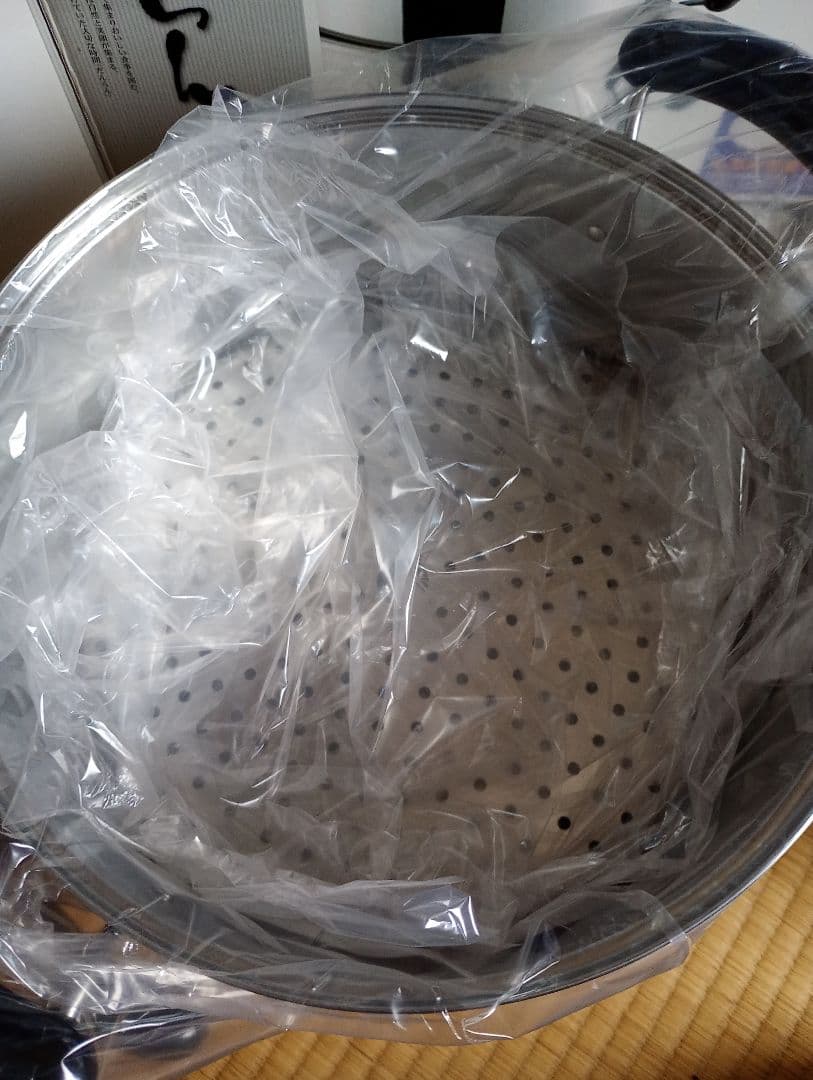 だんらん 3段 蒸し器 30cm ステンレス ガラス蓋