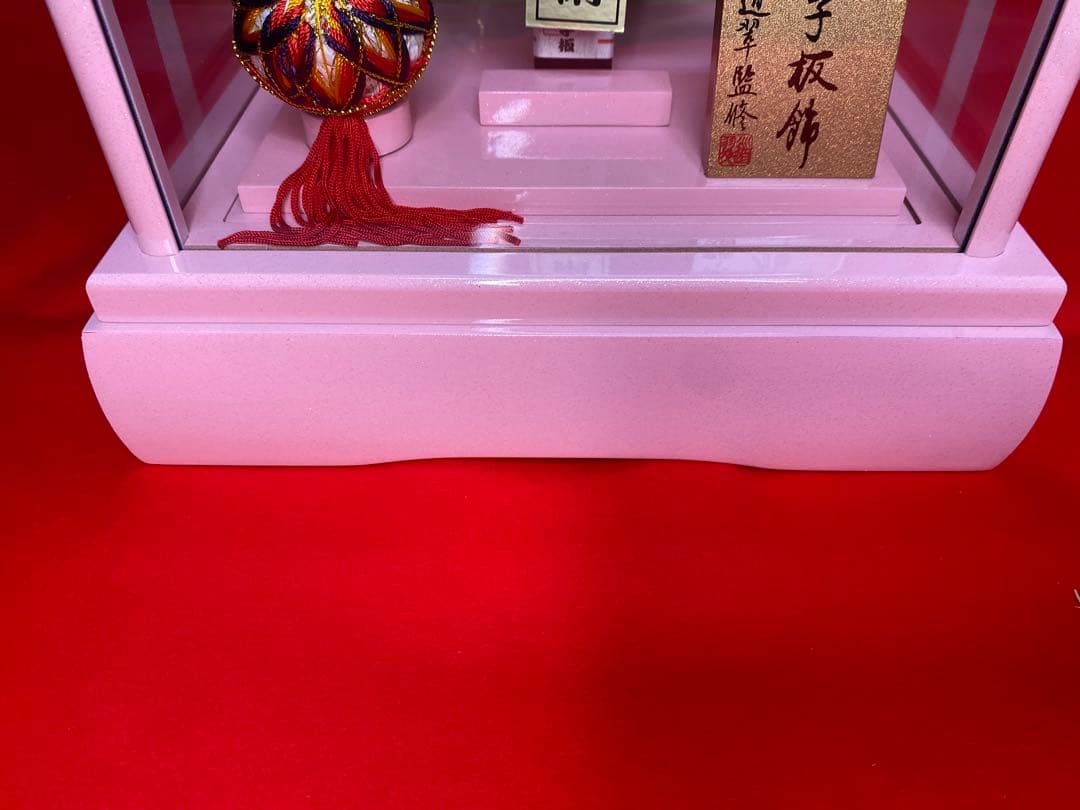 羽子板ガラスケース７号・サイズ間口約２３×奥行約２０×高さ約３１㎝・小さいサイズ