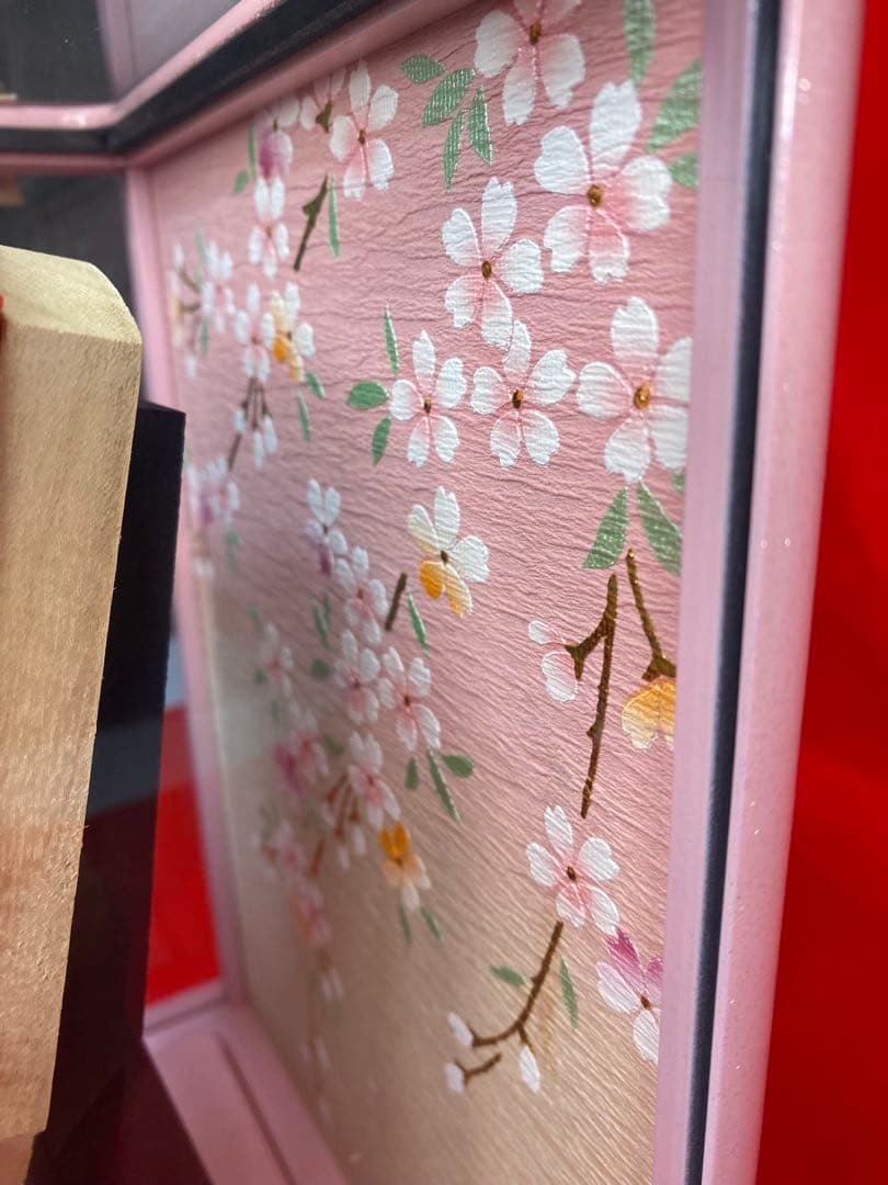 羽子板ガラスケース７号・サイズ間口約２３×奥行約２０×高さ約３１㎝・小さいサイズ