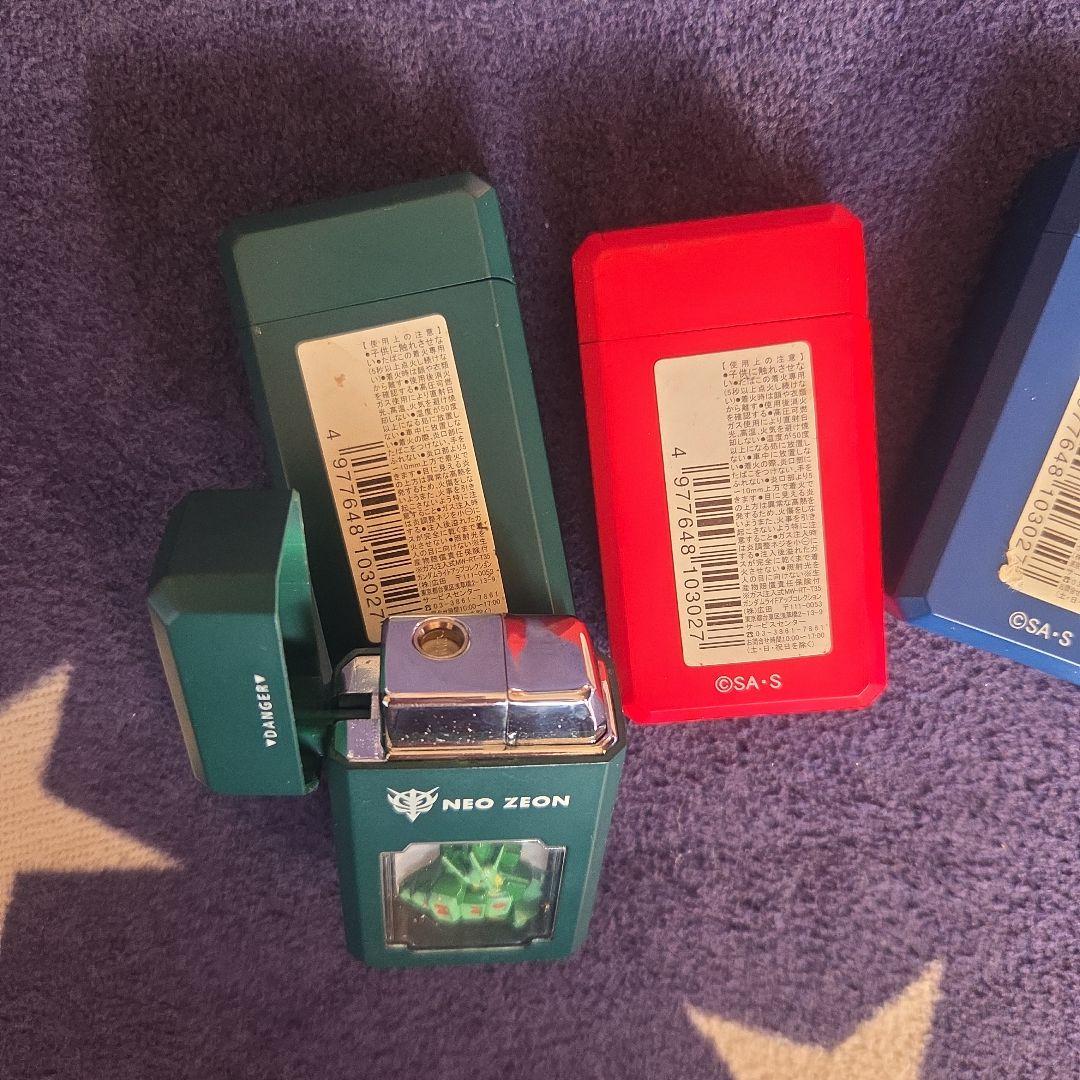 ガンダムシリーズガスライター4個セット