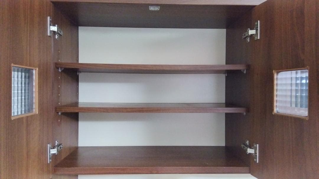 【引取可・東京都板橋区】木目調 キッチン収納 レンジボード