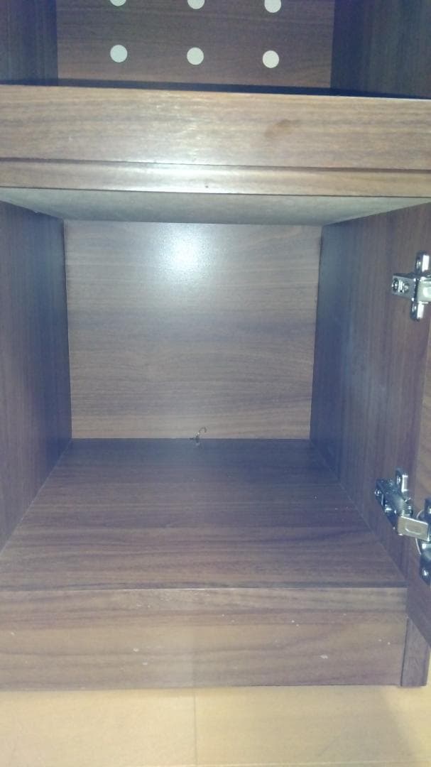 【引取可・東京都板橋区】木目調 キッチン収納 レンジボード