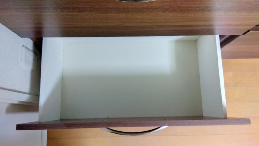 【引取可・東京都板橋区】木目調 キッチン収納 レンジボード