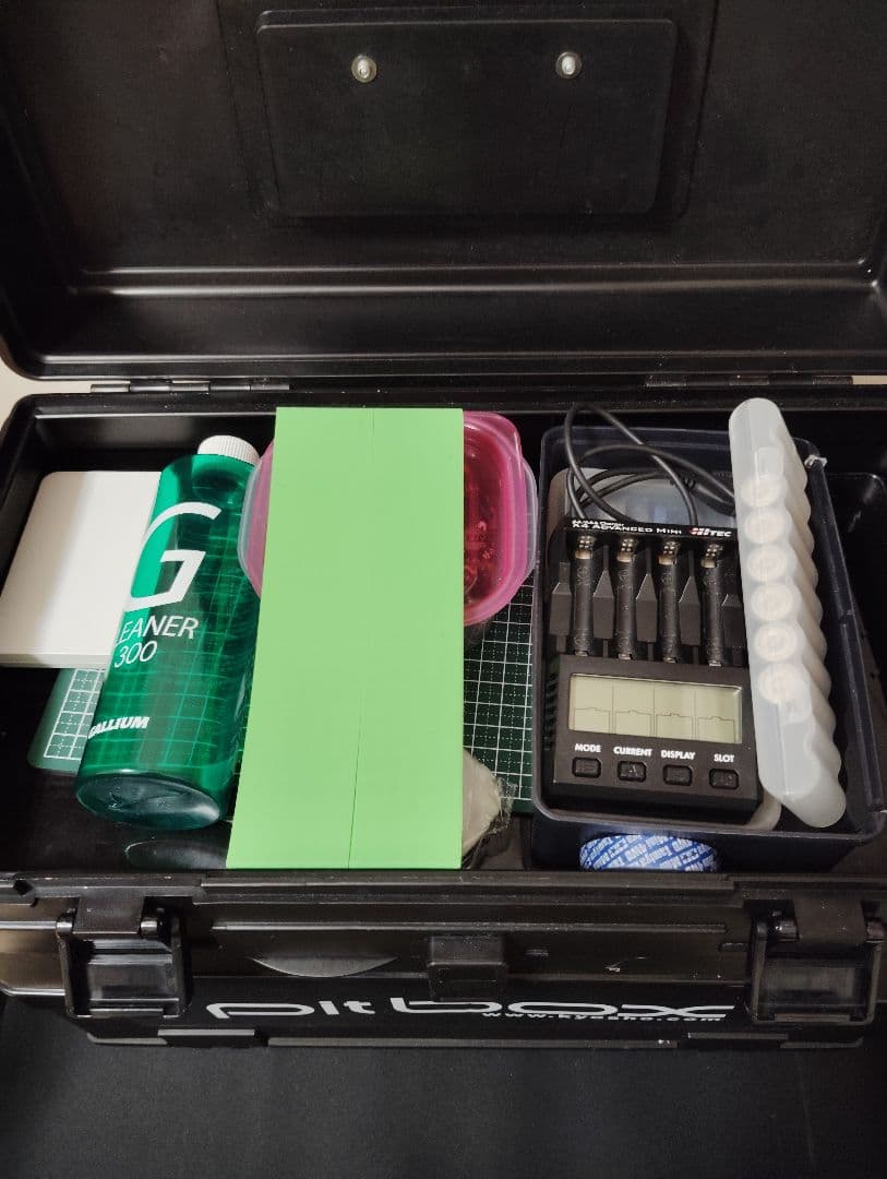 ミニ四駆 PITBOX 引退セット (ピットマット付き)