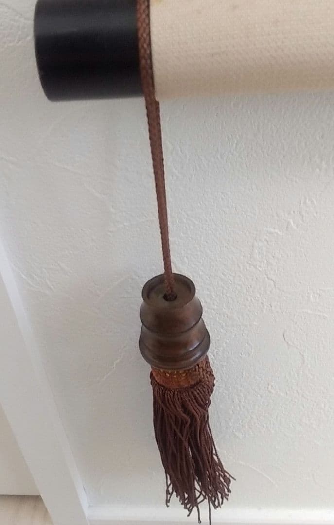 坂井西甫の水墨山水の掛け軸