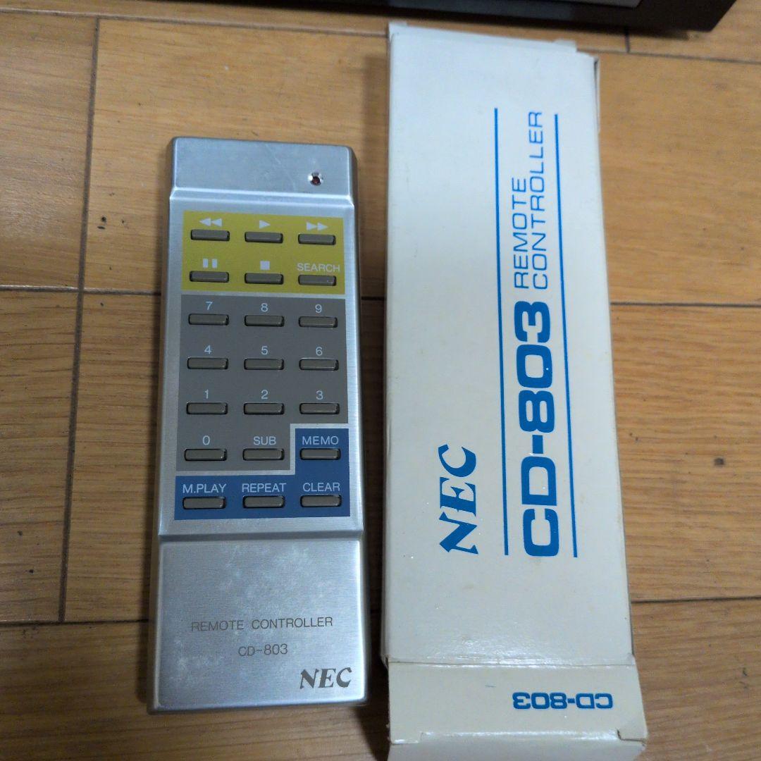NEC CD-803 デジタルコンパクトディスクプレーヤー　音響機器　精密機器