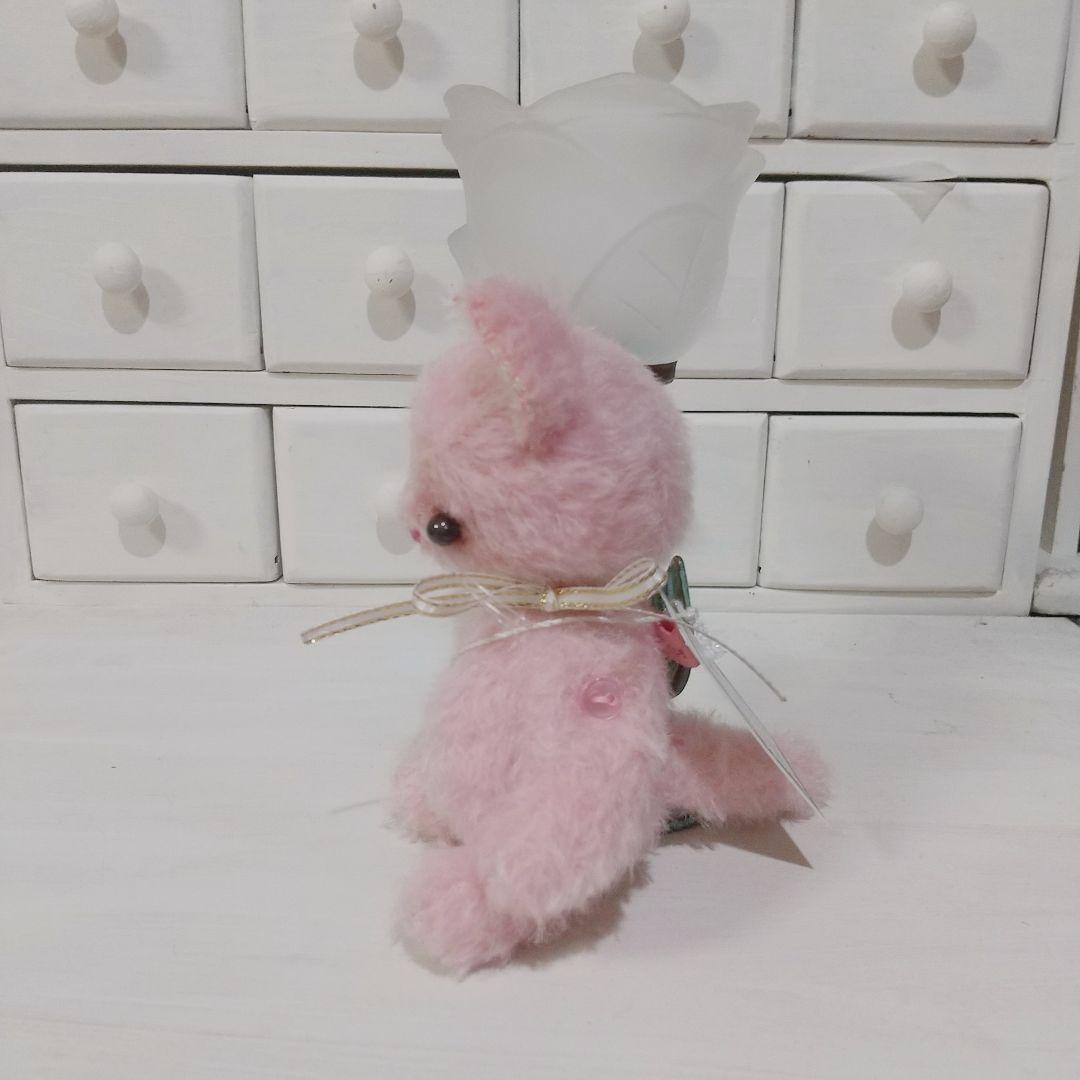 テディベア いちごミルク ピンク 猫 ネコ アーティストベア 玩具 ぬいぐるみ