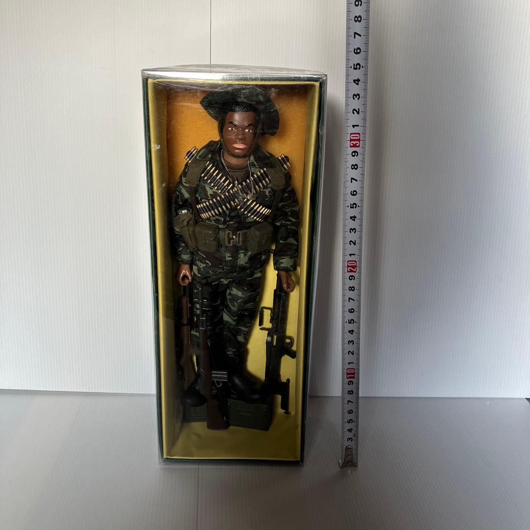 3F 【希少】1/6 ミリタリーフィギュア 重武装兵士 黒人モデル 弾帯
