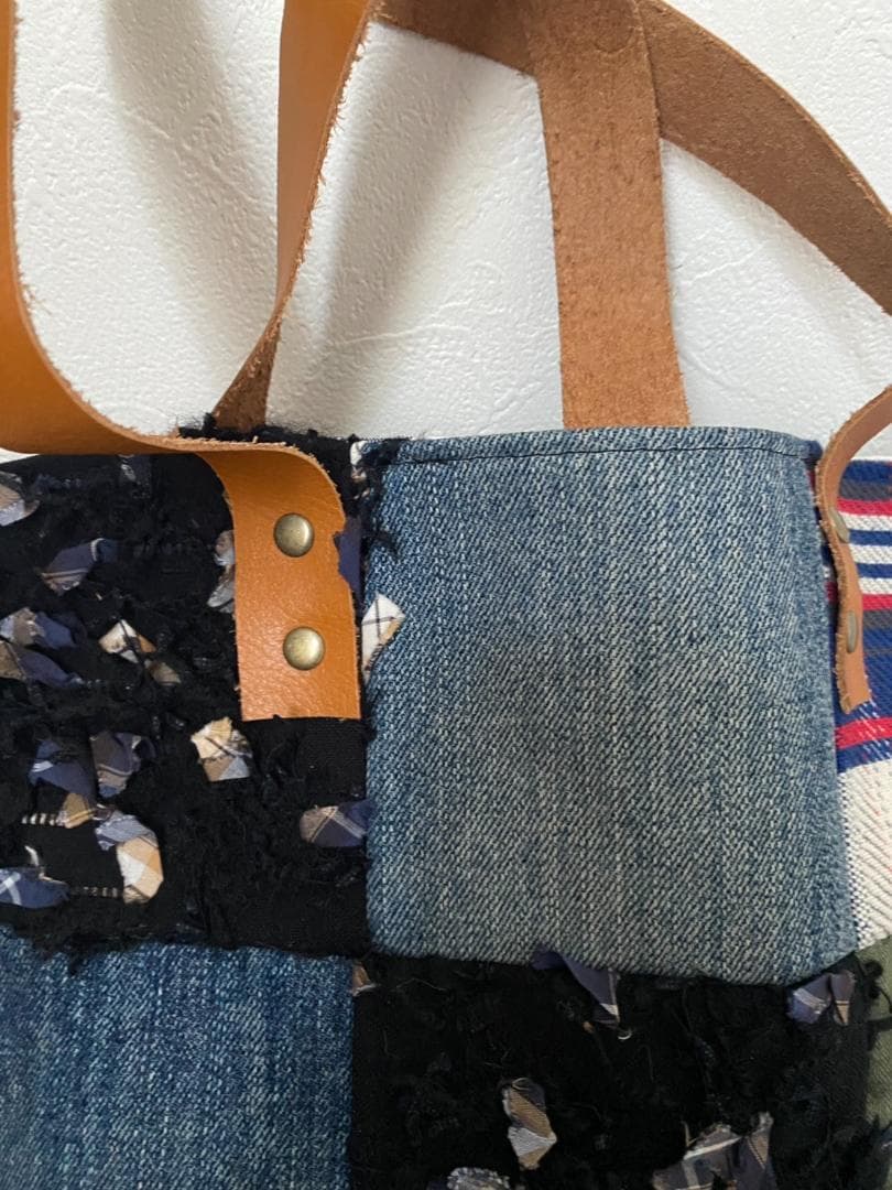 No.103　デニムリメイクバック　ハンドメイド