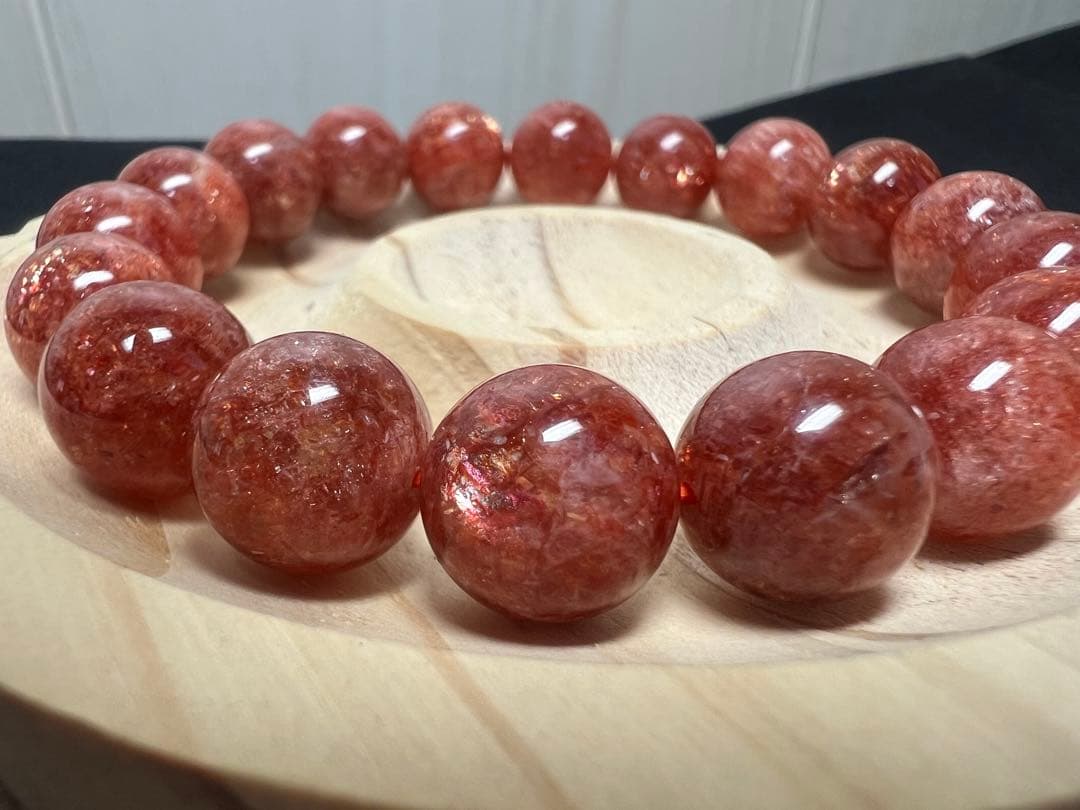 ポジティブ思考⭐︎生命力UP⭐︎ゴールドサンストーンブレスレット