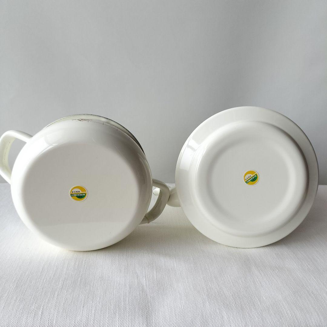 DECORA WARE デコラウェア 琺瑯 ホーロー ベルケトル 両手鍋 セット