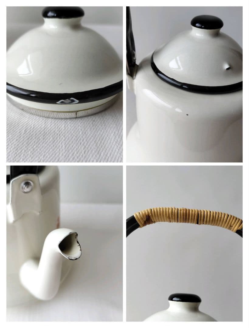 DECORA WARE デコラウェア 琺瑯 ホーロー ベルケトル 両手鍋 セット