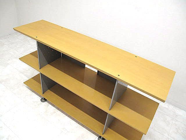 リーンロゼ ウッドメタルシェルフ リビングシェルフ サイドシェルフ　サイドボード