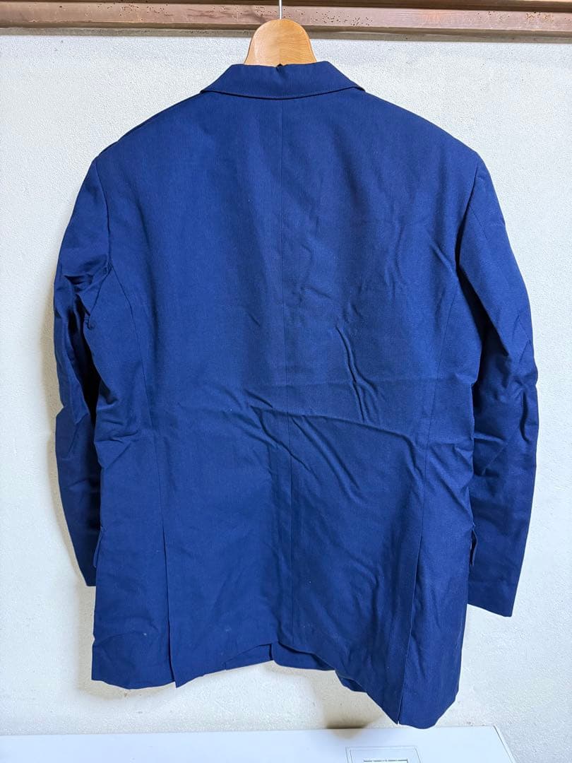 自宅保管 3つボタン ジャケット 濃紺 バッジ コスプレ 作業服 活動 レプリカ