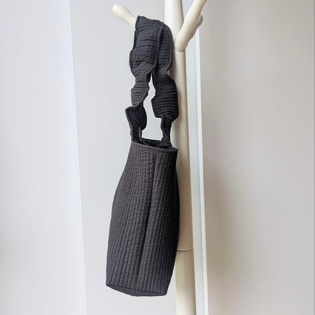 きむちぇ ヌビバッグ フリルハンドル マザーズバッグ A4