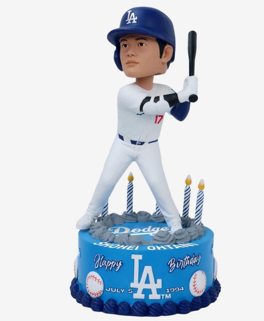 大谷 バースデーケーキ ボブルヘッド 誕生日 ドジャース　300個限定