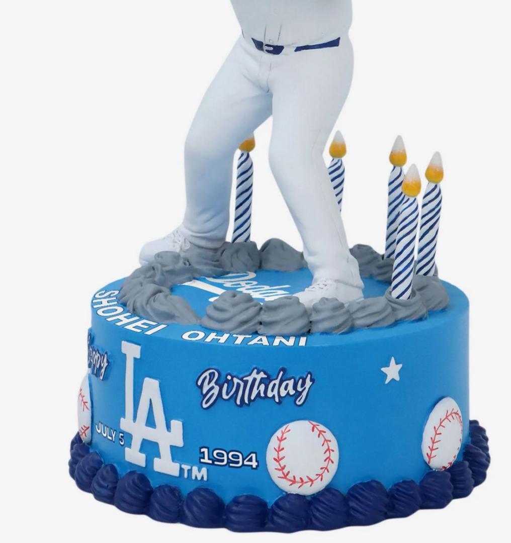 大谷 バースデーケーキ ボブルヘッド 誕生日 ドジャース　300個限定