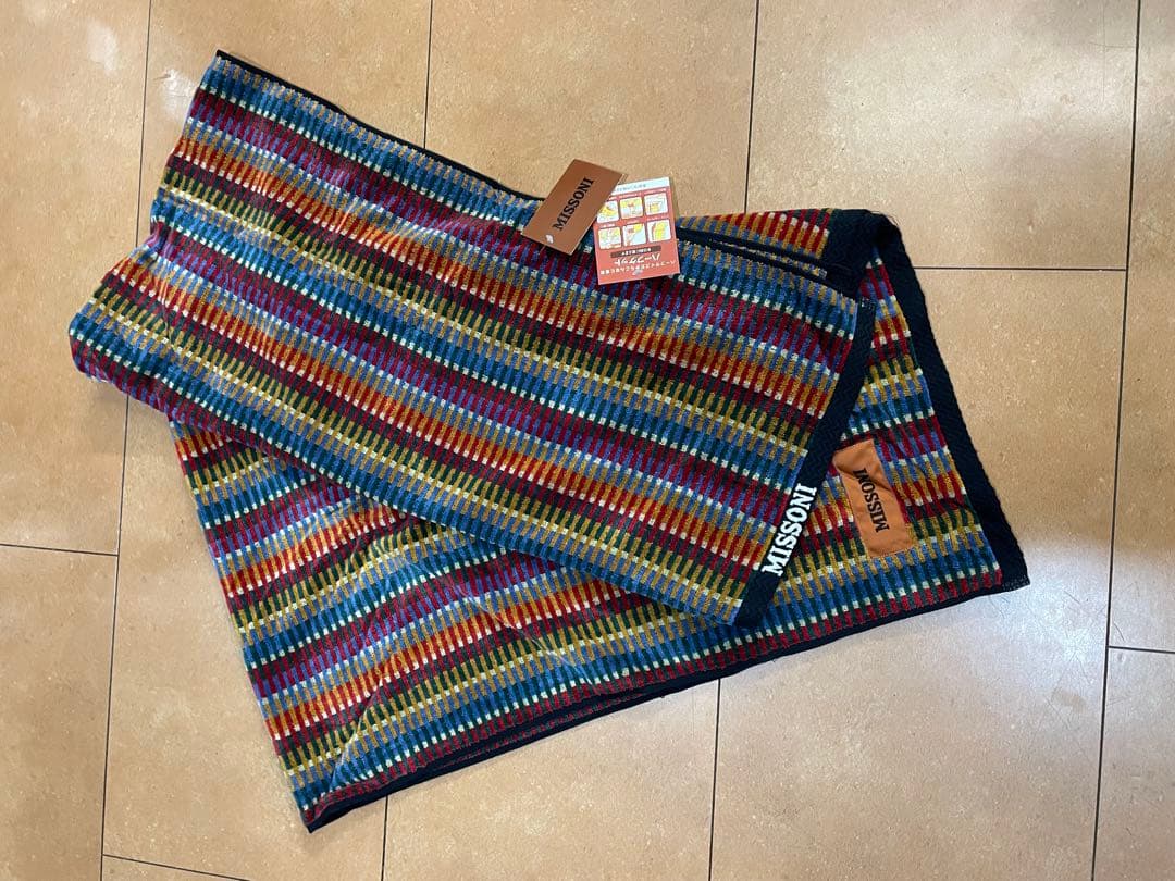 ② MISSONI ミッソーニ　ハーフタオルケット 新品