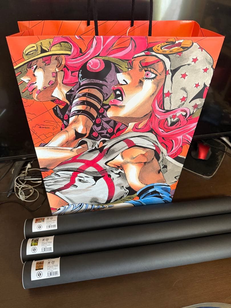 ジョジョの奇妙な冒険　ジョジョキャラバン　B2ポスター　3種類+ショッパーセット