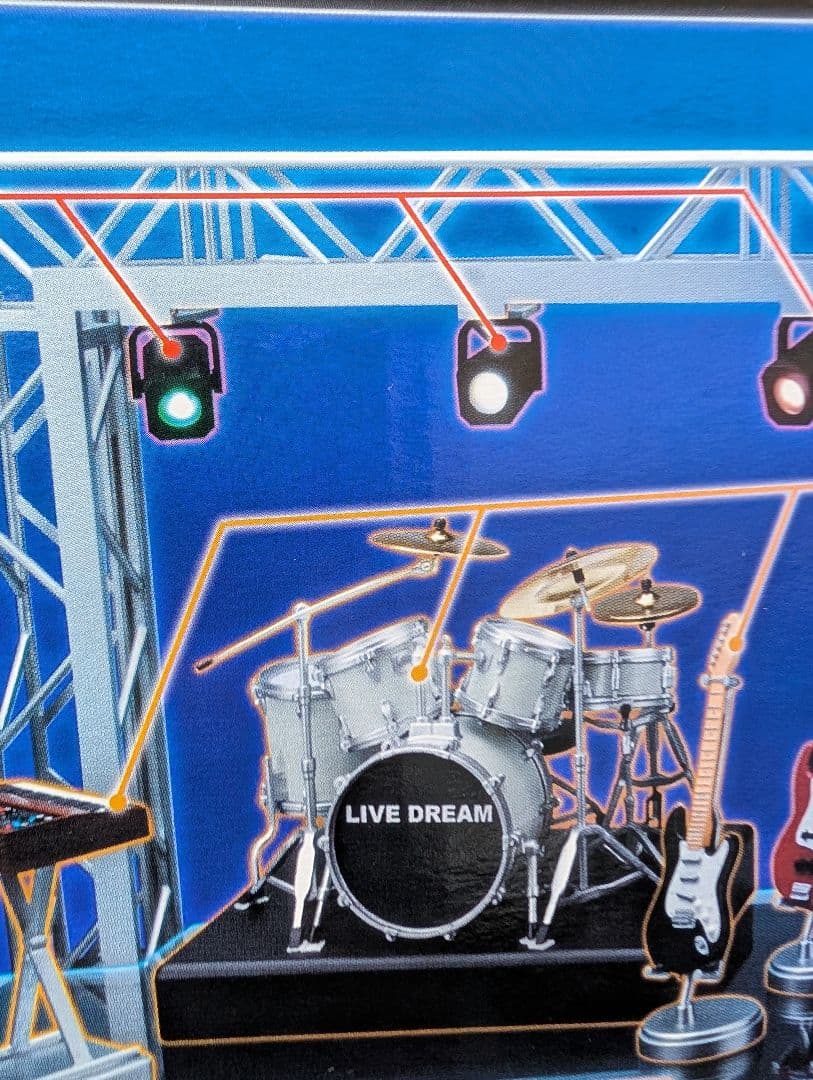 【動作確認済・訳あり】セガトイズ LIVEDREAM ロックバンドセット