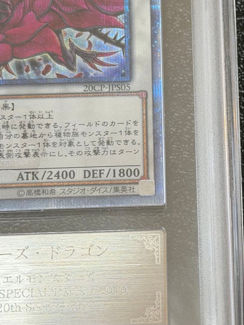 【ARS10＋】ブラック・ローズ・ドラゴン 20thシークレット【遊戯王】