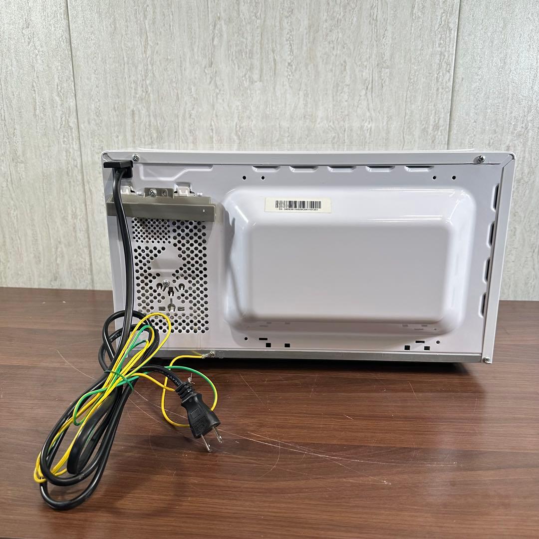 美品 即日発送 19年製YAMAZEN 電子レンジ YPB-177W ホワイト