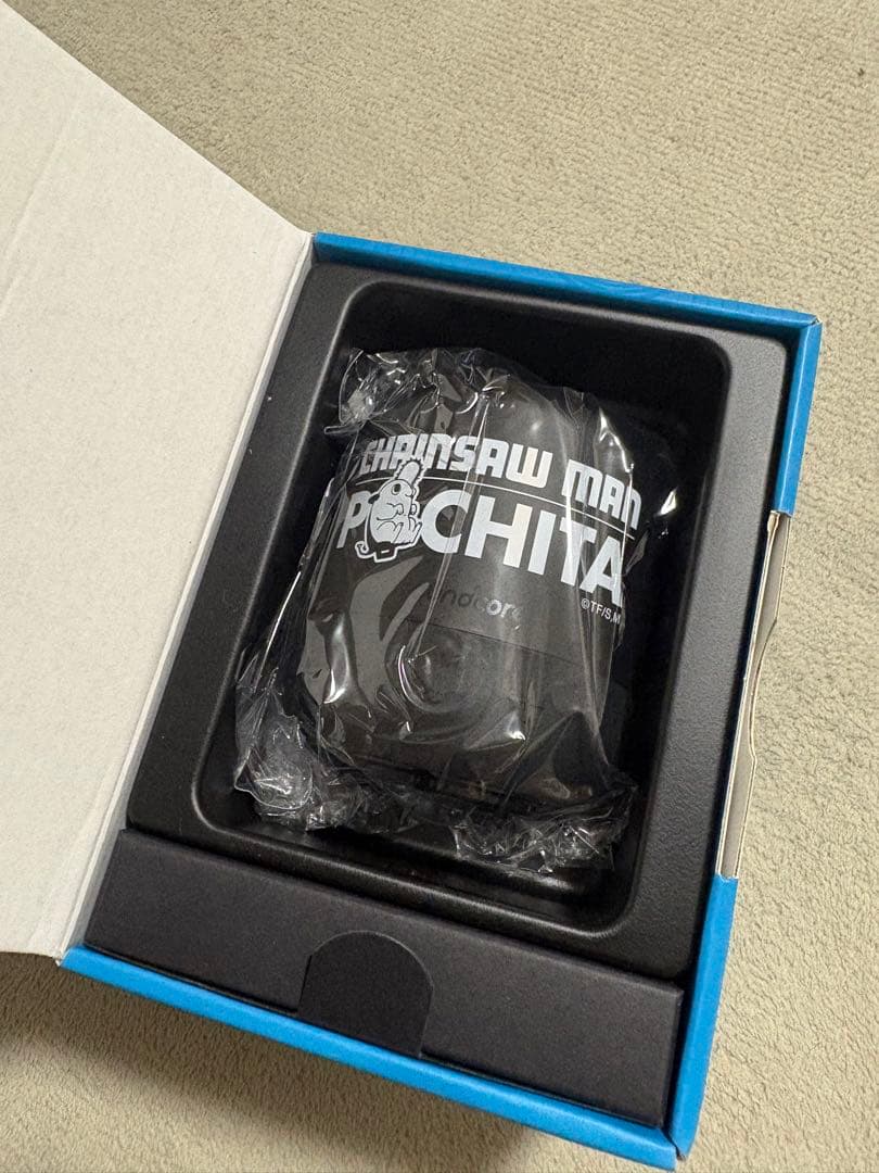 スーパーカップ✖️チェンソーマン　ポチタオリジナルデザイン入りスピーカー　新品