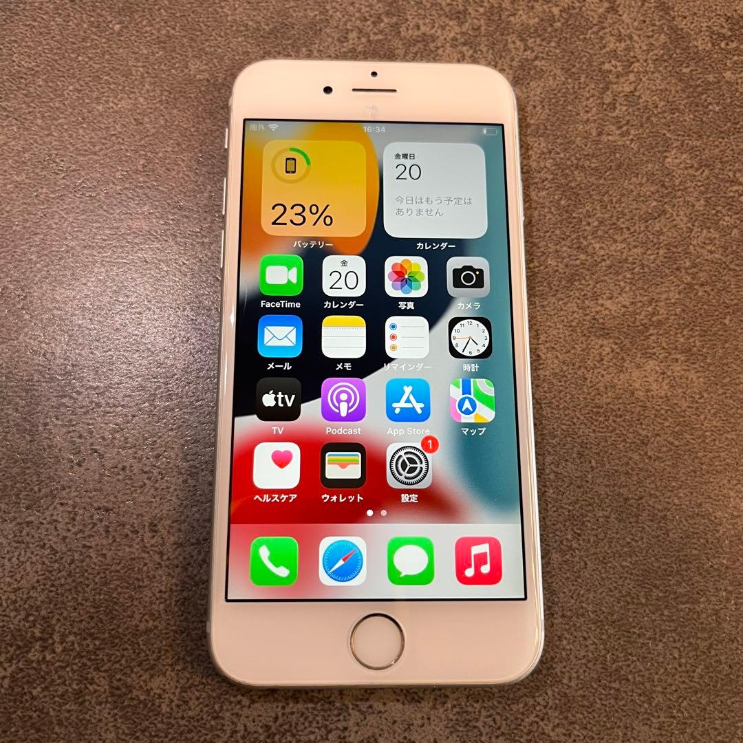 iPhone6s シルバー 本体 64GB バッテリー100%