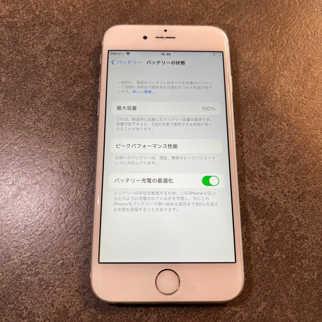 iPhone6s シルバー 本体 64GB バッテリー100%
