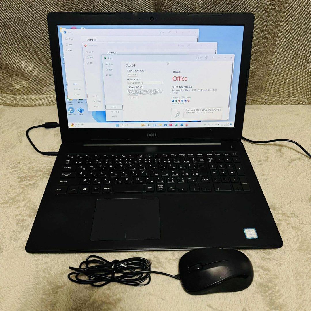 S231 DellノートパソコンSSD第8世代 WEBカメラ Windows11