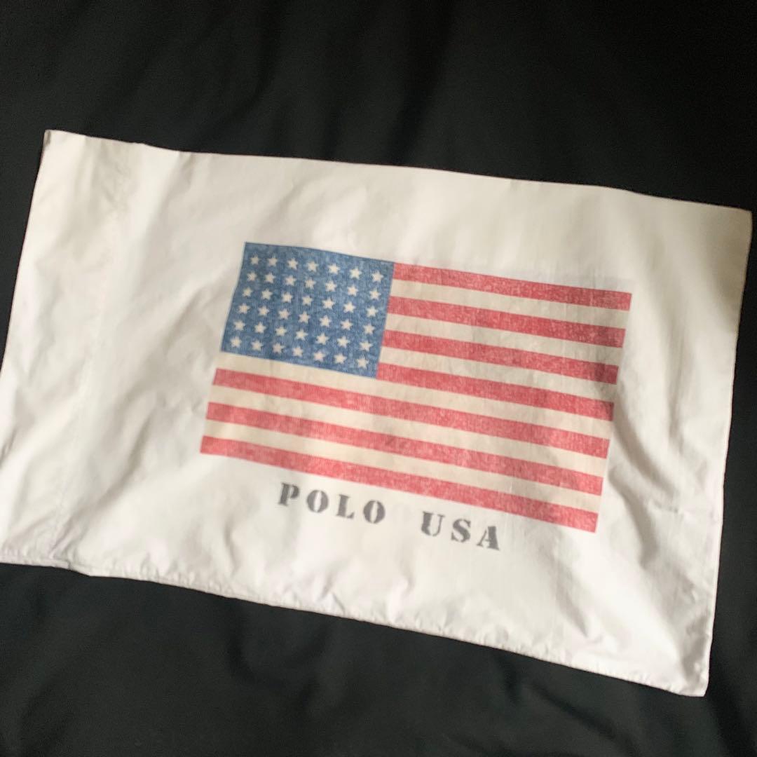 ラルフローレン U.S.A. ビンテージ　枕カバー　星条旗