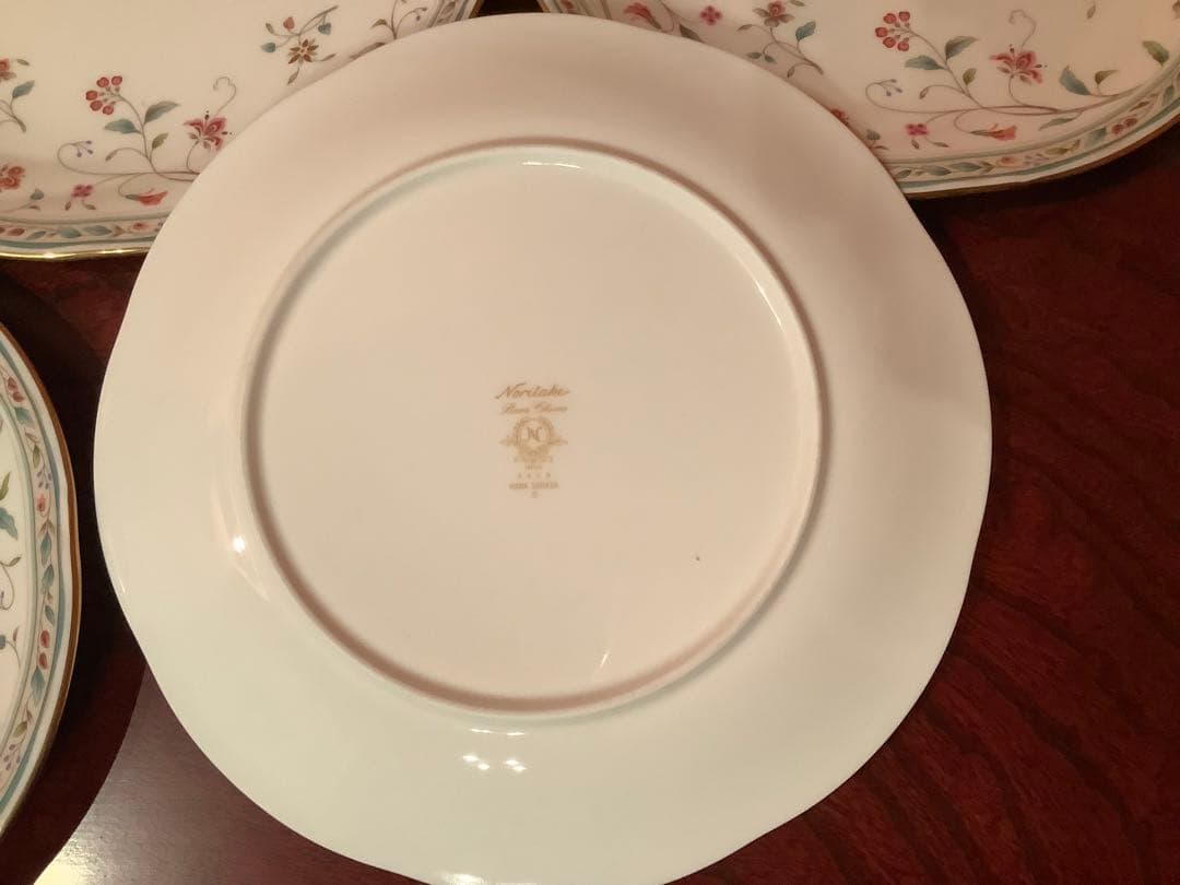 ノリタケ　ボーンチャイナ　花更紗　プレート　24cm 5枚セット