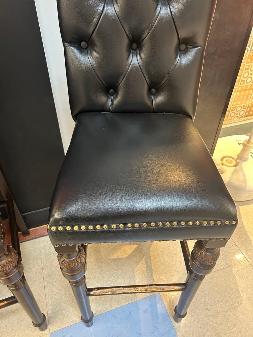 VINCENT　ブリティッシュスタイル　カウンター　バーチェア