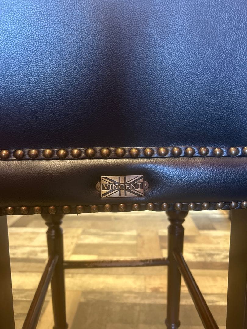 VINCENT　ブリティッシュスタイル　カウンター　バーチェア