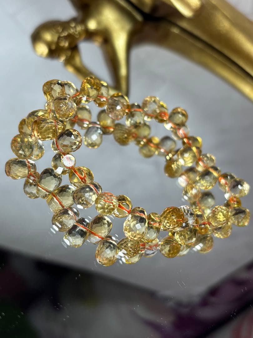 シトリン☆花びらカット☆ブレス