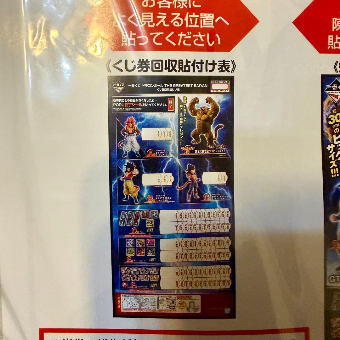 【希少品】ドラゴンボール　一番くじ　THEGREATESTSAIYAN　販促品