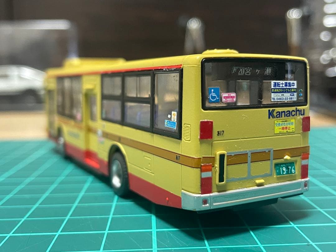 アオシマ　神奈中バス　プラモデル完成品