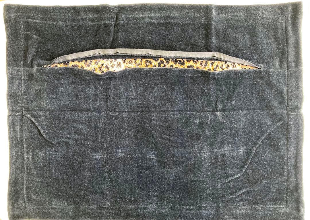 未使用 フェイラー 枕カバー ピローカバー クッションカバー サファリ ヒョウ柄