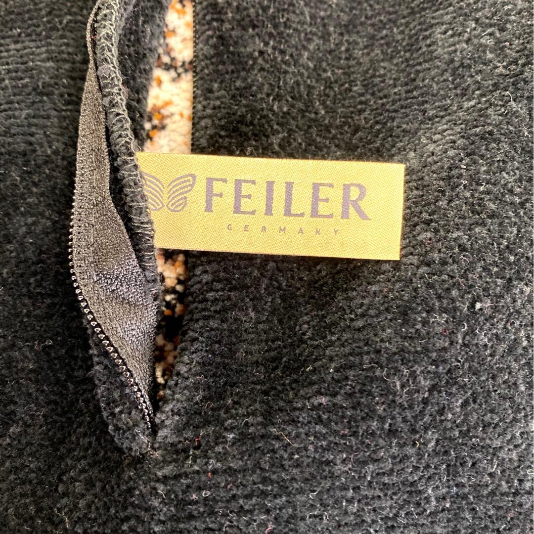 未使用 フェイラー 枕カバー ピローカバー クッションカバー サファリ ヒョウ柄