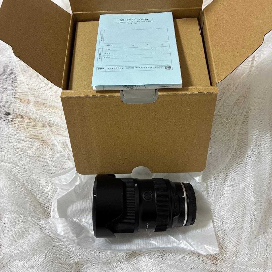 タムロン 28-75mm F2.8 Di III VXD G2 ソニーEマウント