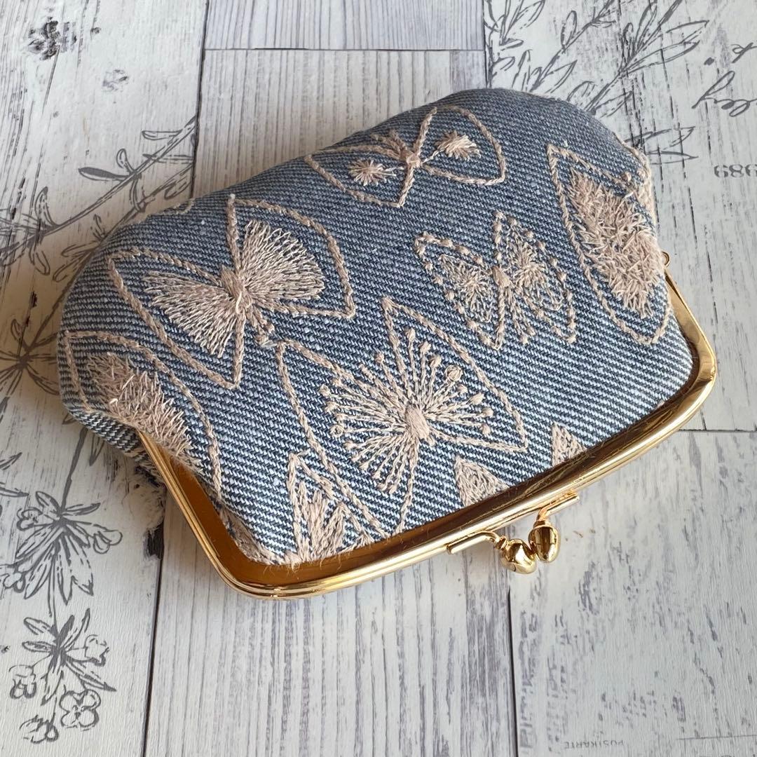 親子がま口＊ハンドメイド＊ミナペルホネン＊skyflower