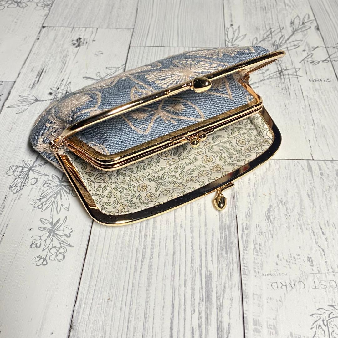 親子がま口＊ハンドメイド＊ミナペルホネン＊skyflower